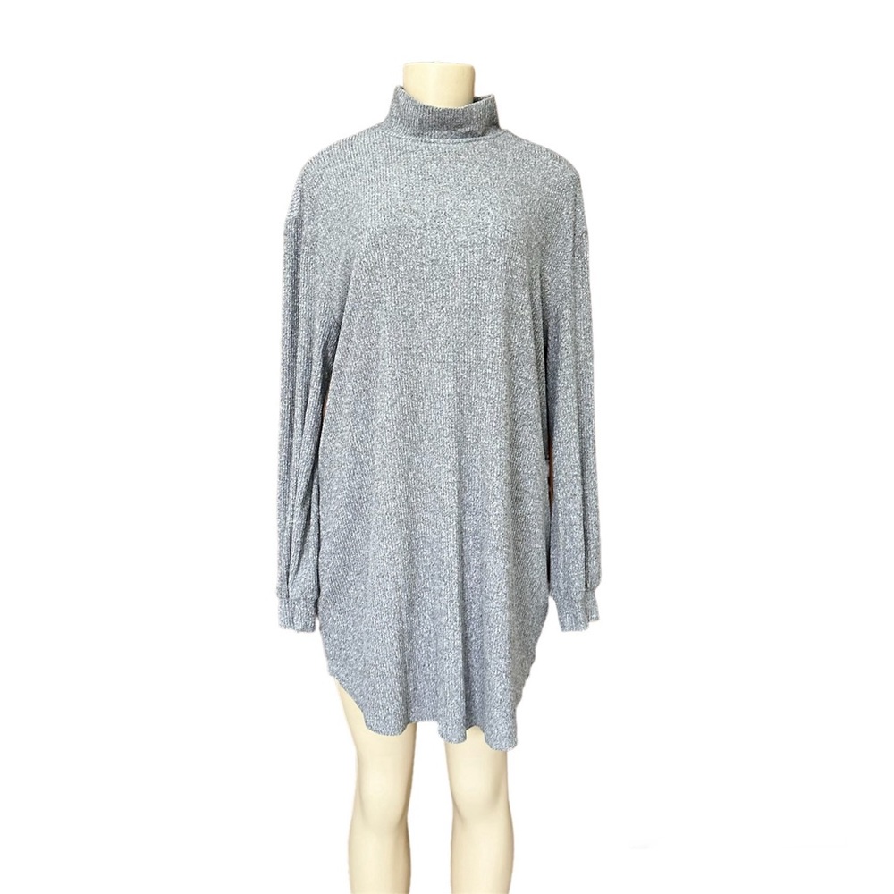 Topshop Turtleneck Sweater Shirt Dress
